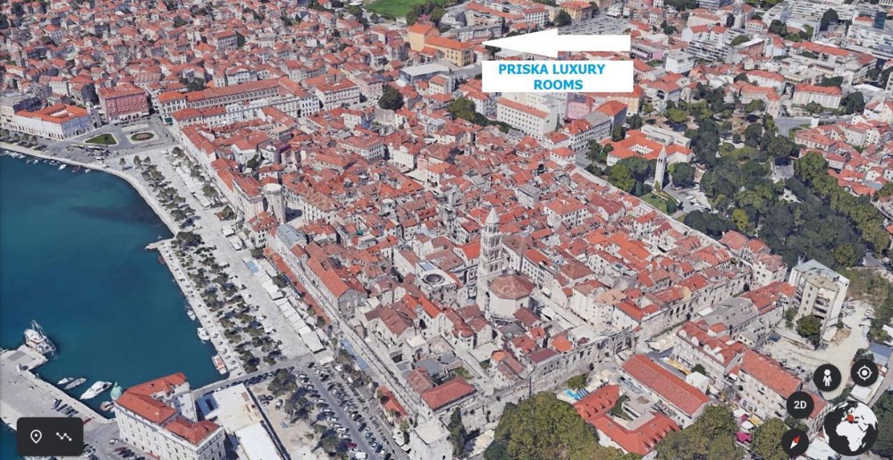 Priska Heritage Rooms (Adults Only) Split Bagian luar foto